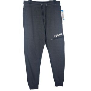 Tony Hawk Mens M/M Charcoal‎ Heather Cargo Zip Pocket Jogger Pants NEW